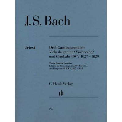 Bach J.s. - Sonatas For Viola Da Gamba And Harpsichord Bwv 1027-1029