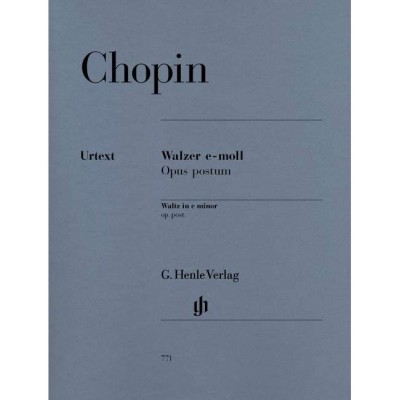 CHOPIN F. - WALTZ E MINOR OP. POST.