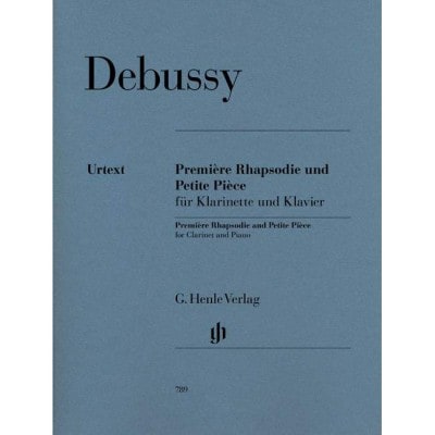 DEBUSSY - PREMIÈRE RHAPSODIE ET PETITE PIÈCE - CLARINETTE ET PIANO