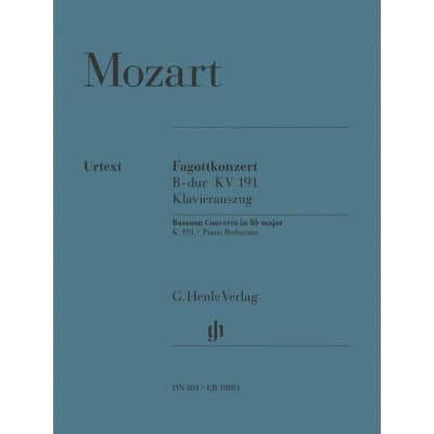 MOZART W.A. - CONCERTO FOR BASSOON AND ORCHESTRA BB MAJOR K. 191