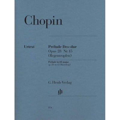 CHOPIN F. - PRELUDE D FLAT MAJOR OP. 28,15 [RAINDROP] - PIANO