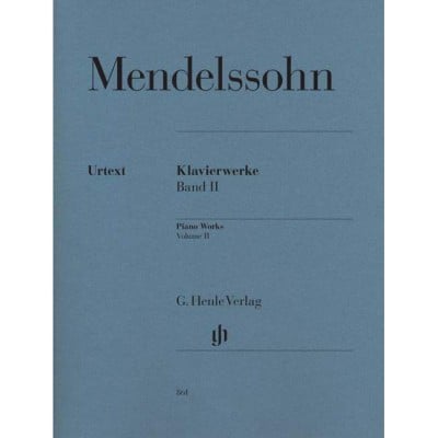 MENDELSSOHN BARTHOLDY - SELECTED PIANO WORKS VOL. 2 - PIANO