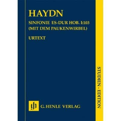 HENLE VERLAG HAYDN - SYMPHONY B FLAT MAJOR HOB. I:103 - ORCHESTRE