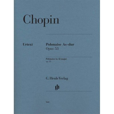 HENLE VERLAG Chopin - Polonaise Op. 53 - Piano