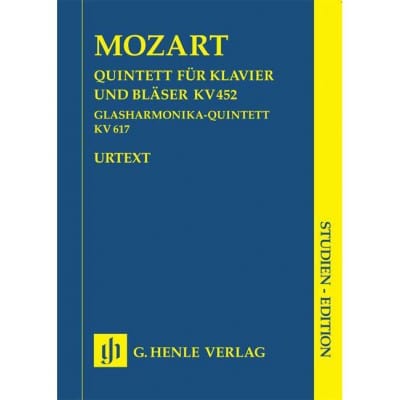 MOZART W.A. - QUINTET K. 452 FOR PIANO AND WIND INSTRUMENTS AND HARMONICA QUINTET K. 617