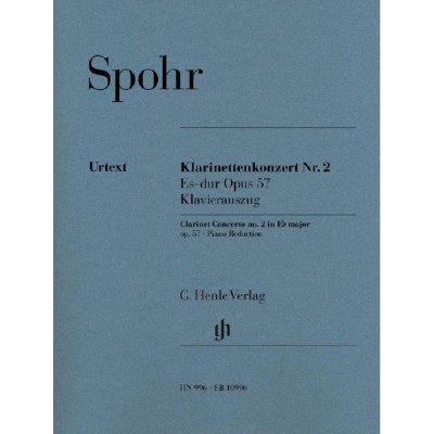 SPOHR LOUIS - CLARINET CONCERTO N°2 OP.57 - CLARINETTE & PIANO