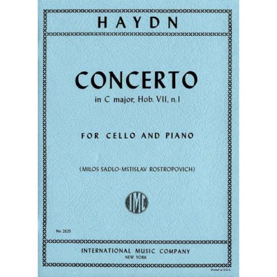 HAYDN JOSEPH - CONCERTO EN DO MAJEUR - VIOLONCELLE & PIANO