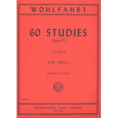 WOHLFAHRT F. - 60 STUDIES VOL.2, OP.45 - ALTO