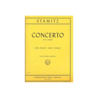 STAMITZ CARL - CONCERTO IN G MAJOR - FLUTE & PIANO