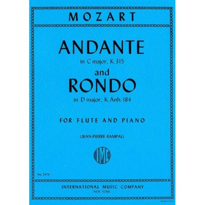 IMC Mozart - Andante Cmaj & Rondo Dmaj FL P