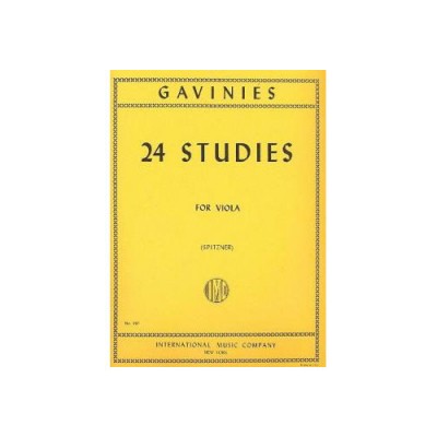 Gaviniès - 24 Studies - Alto