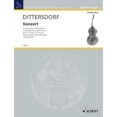 DITTERSDORF - KONZERT MI MAJEUR KREBS 172 - DOUBLE BASS ET ORCHESTRE