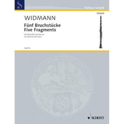  Widmann J. - Five Fragments - Clarinette & Piano