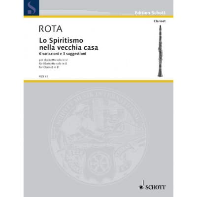  Rota Nino - Lo Spiritismo Nella Vecchia Casa - Clarinet In Bb