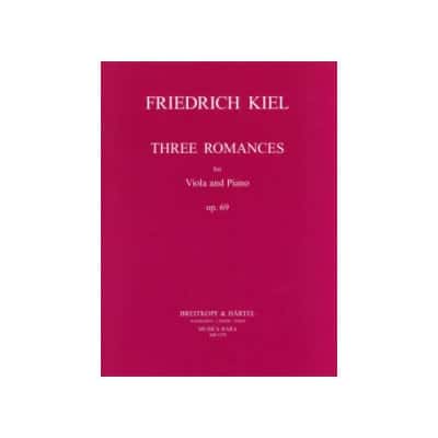KIEL FRIEDRICH - DREI ROMANZEN OP. 69 - VIOLA, PIANO