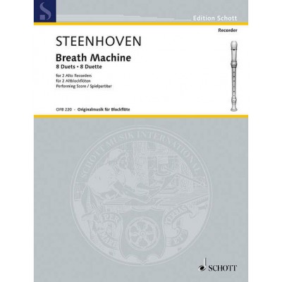 STEENHOVEN - BREATH MACHINE - 2 TREBLE FLUTE A BEC