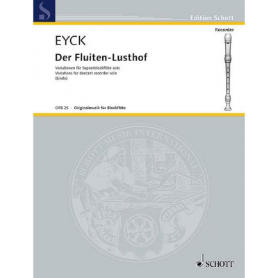 EYCK JAKOB VAN - FLUITEN-LUSTHOF - SOPRANO RECORDER