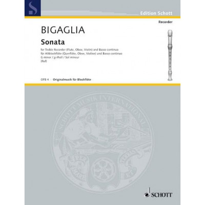 BIGAGLIA DIOGENIO - SONATA IN G MINOR