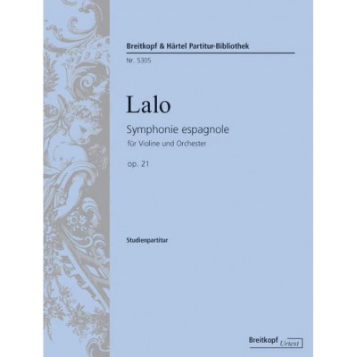 LALO - SYMPHONIE ESPAGNOLE OP. 21 - VIOLON ET ORCHESTRE