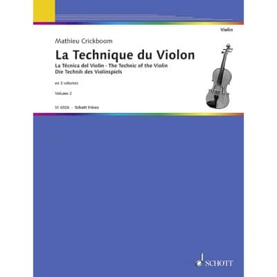 CRICKBOOM MATHIEU - LA TECHNIQUE DU VIOLON VOL. 2 - VIOLIN