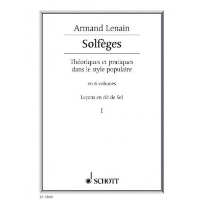 LENAIN ARMAND - SOLFÈGES VOL.1