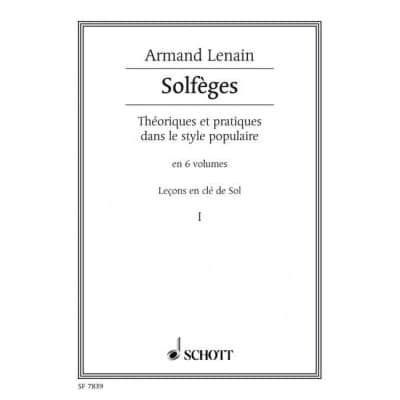 LENAIN ARMAND - SOLFÈGES VOL.1