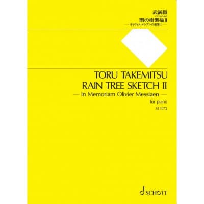 TAKEMITSU - RAIN TREE SKETCH II - PIANO