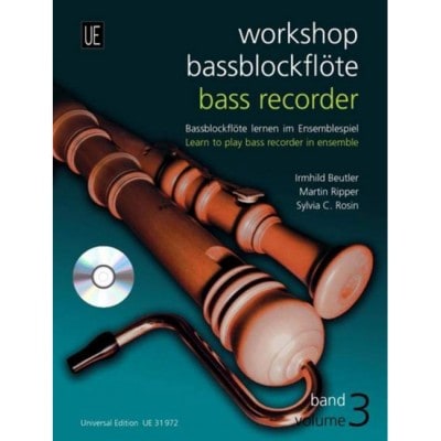 UNIVERSAL EDITION WORKSHOP BASS 3 WITH CD VOL. 3 - 2-3 FLUTE A BEC ET CD