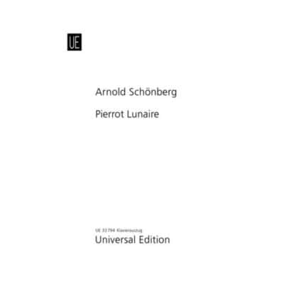  Schoenberg A. - Pierrot Lunaire Op. 21 - Reduction Piano