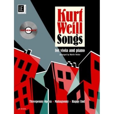 WEILL - SONGS - ALTO WITH CD OU PIANO ACCOMPANIMENT