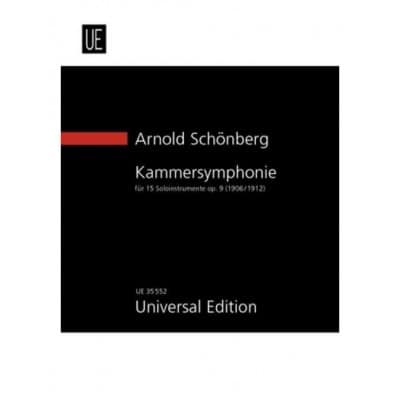 SCHÖNBERG - CHAMBER SYMPHONY NO. 1 OP. 9 - 15 SOLO INSTRUMENTS