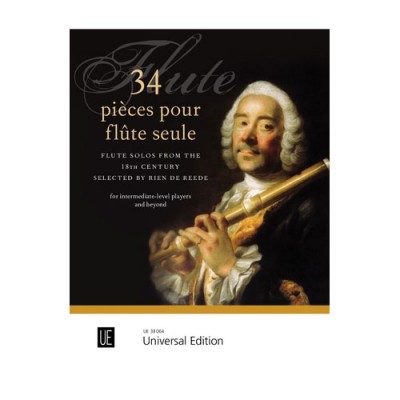 UNIVERSAL EDITION 34 PIECES POUR FLUTE SEULE