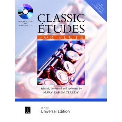 CLASSIC ETUDES WITH REFERENCE CD - FLUTE (2ND FLUTE AD LIB.)