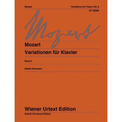 MOZART W.A. - VARIATIONS FOR PIANO VOL.2