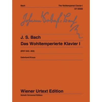 BACH J. S. - DAS WOHLTEMPERIERTE KLAVIER BWV 846-869 VOL . 1 - PIANO