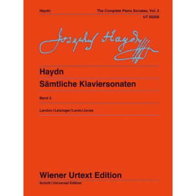 HAYDN J. - SAMTLICHE KLAVIERSONATEN VOL. 3