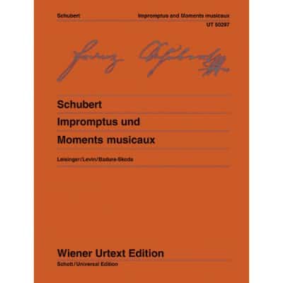 SCHUBERT - IMPROMPTUS AND MOMENTS MUSICAUX - PIANO