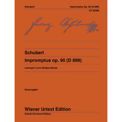 SCHUBERT - IMPROMPTUS OP. 90 D 899 - PIANO