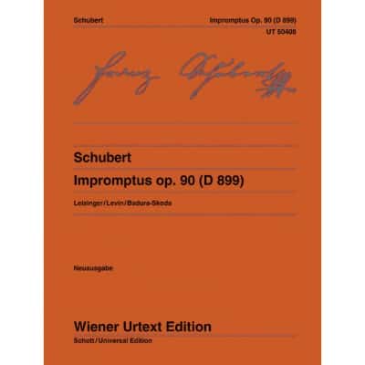 WIENER URTEXT EDITION SCHUBERT - IMPROMPTUS OP. 90 D 899 - PIANO