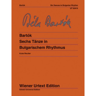 BARTOK BELA - SIX DANCES IN BULGARIAN RHYTHM - PIANO
