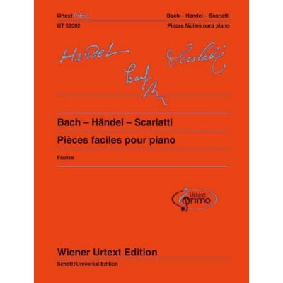 URTEXT PRIMO VOL.1 - BACH J.S - HAENDEL G.F. - SCARLATTI A. - PIANO