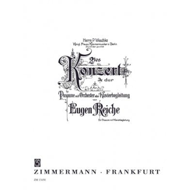  Reiche E. - Konzert In A-dur - Trombone Et Piano 