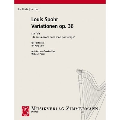 SPOHR LOUIS - VARIATIONS OP.36 - HARPE