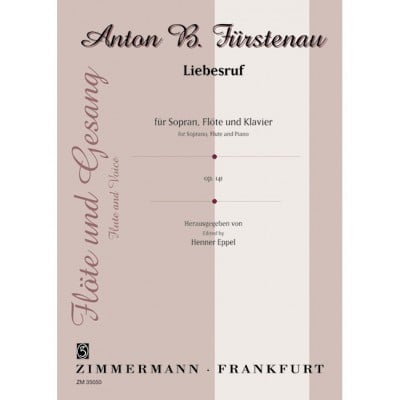  Fuerstenau A.b. - Liebesruf Op.141 -  Soprano, Flte Et Piano 