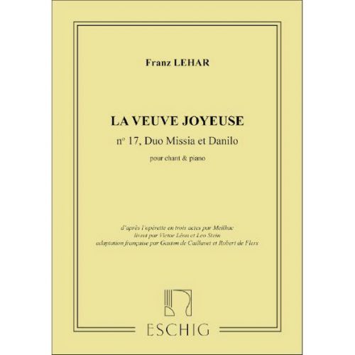 LEHAR F. - HEURE EXQUISE - CHANT ET PIANO