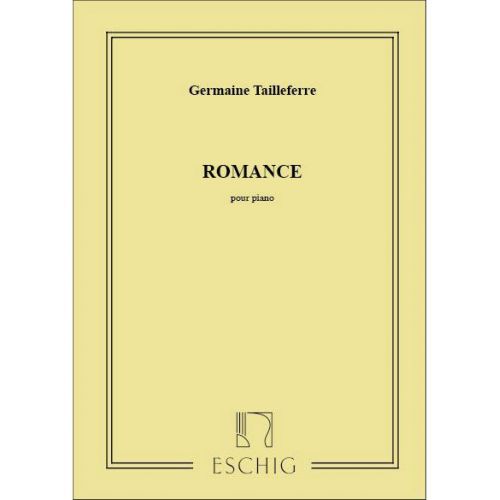 TAILLEFERRE G. - ROMANCE - PIANO