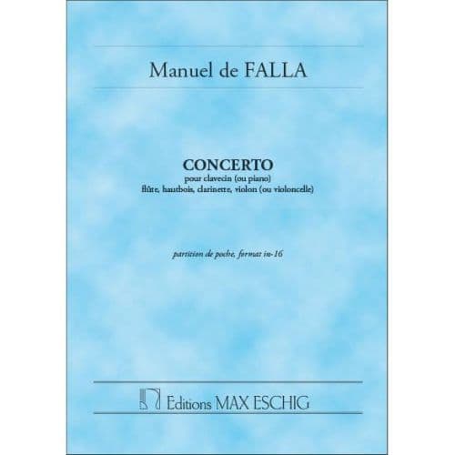  Falla M. De - Concerto - Conducteur Poche