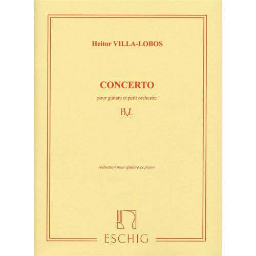 VILLA-LOBOS - CONCERTO - GUITARE PIANO