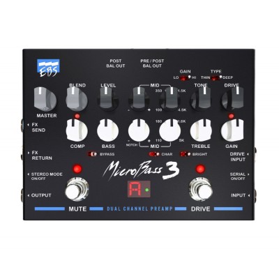 PROFESSIONAL 2-CHANNEL BASS PREAMPLIFIER - B Stock