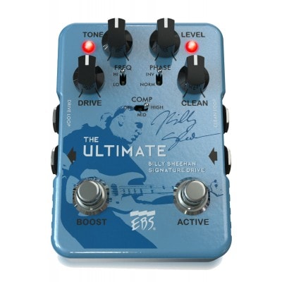 EBS BILLY SHEEHAN ULTIMATE SIGNATURE BASS OVERDRIVE PEDAL